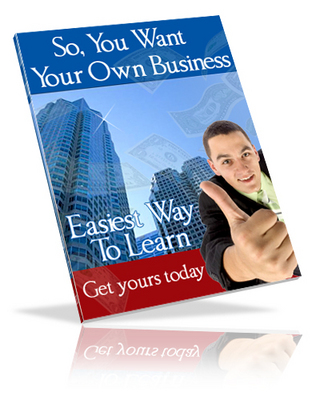 Product picture So, You Want Your Own Business